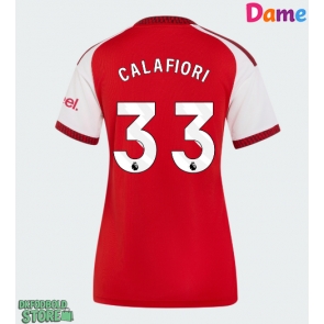 Arsenal Riccardo Calafiori #33 Replika Hjemmebanetrøje Dame 2026-27 Kortærmet